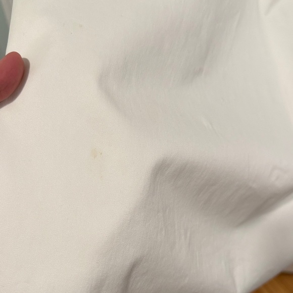 Brooks Brothers Elegant White Dress with Rhinestone Embellishments - Picture 7 of 8